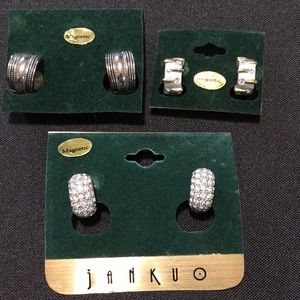 New Jankuo magnetic hoop earrings